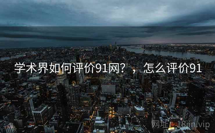 学术界如何评价91网？，怎么评价91