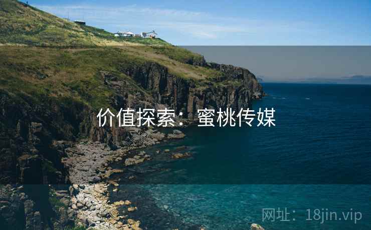 价值探索：蜜桃传媒