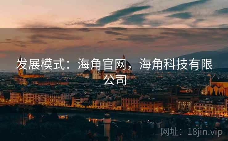 发展模式：海角官网，海角科技有限公司
