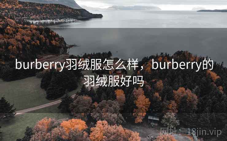 burberry羽绒服怎么样，burberry的羽绒服好吗